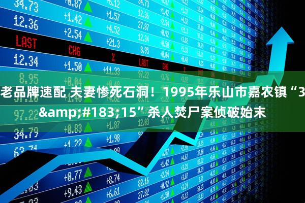 老品牌速配 夫妻惨死石洞！1995年乐山市嘉农镇“3·15”杀人焚尸案侦破始末