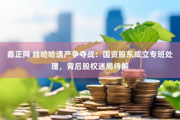 嘉正网 娃哈哈遗产争夺战：国资股东成立专班处理，背后股权迷局待解