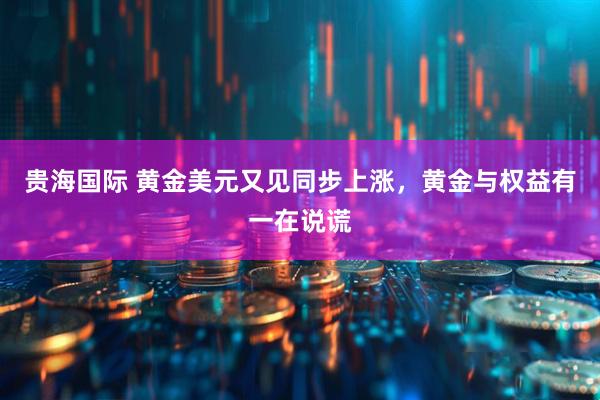 贵海国际 黄金美元又见同步上涨，黄金与权益有一在说谎